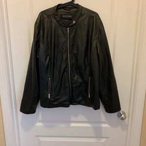 Ashley faux leather motorcycle jacket